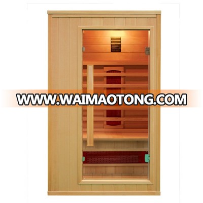 Far infrared  wooden sauna room for 1 people capacity with best price