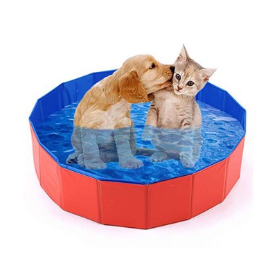 Hot Selling Portable PVC Summer Swimming Dog Pool Float Pet Training Portable Inflatable Dog Swimming Pool