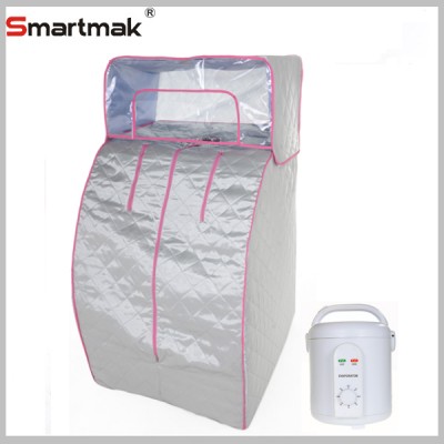 Smartmak hot sale portable foldable steam sauna machine with head cover